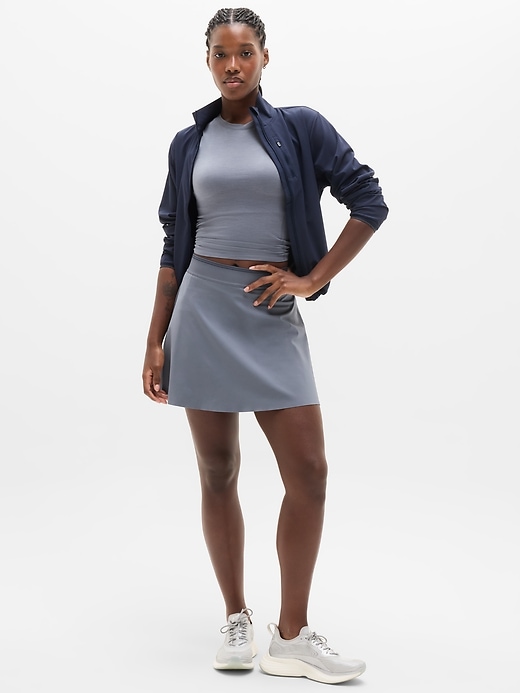 Image number 5 showing, Ace A-Line Tipped 15.5" Skort