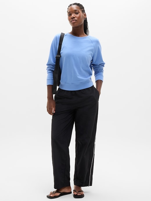 Image number 2 showing, Airy Cotton Terry Crew Sweatshirt