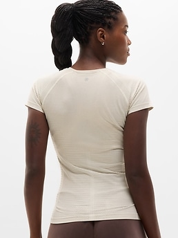 Momentum Flex Tee - Beige - image 3