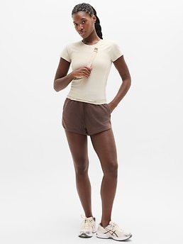 Momentum Flex Tee - Beige - image 2