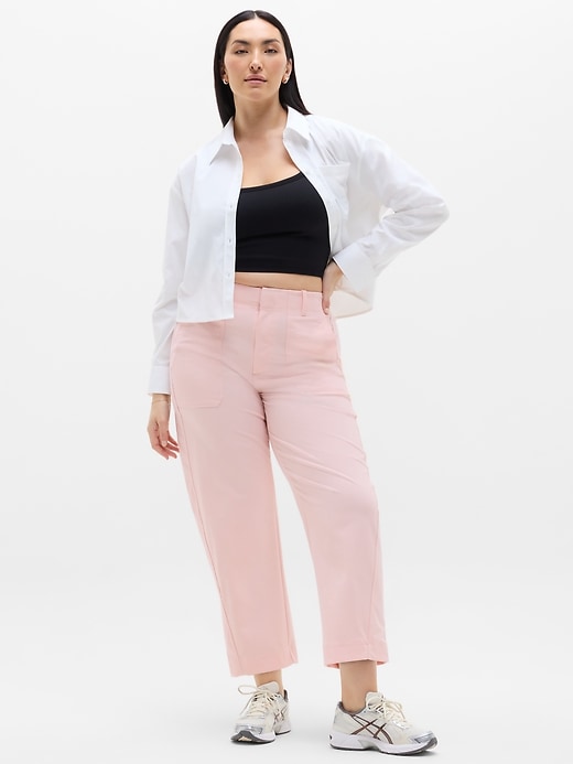 Image number 1 showing, Skyline High Rise Barrel Leg Pant