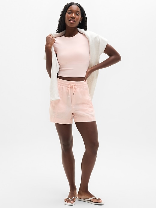 Image number 5 showing, Retreat Linen Mid Rise 4" Short