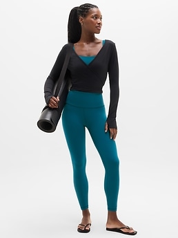 Elation Ultra High Rise 7/8 Legging - Green - image 2
