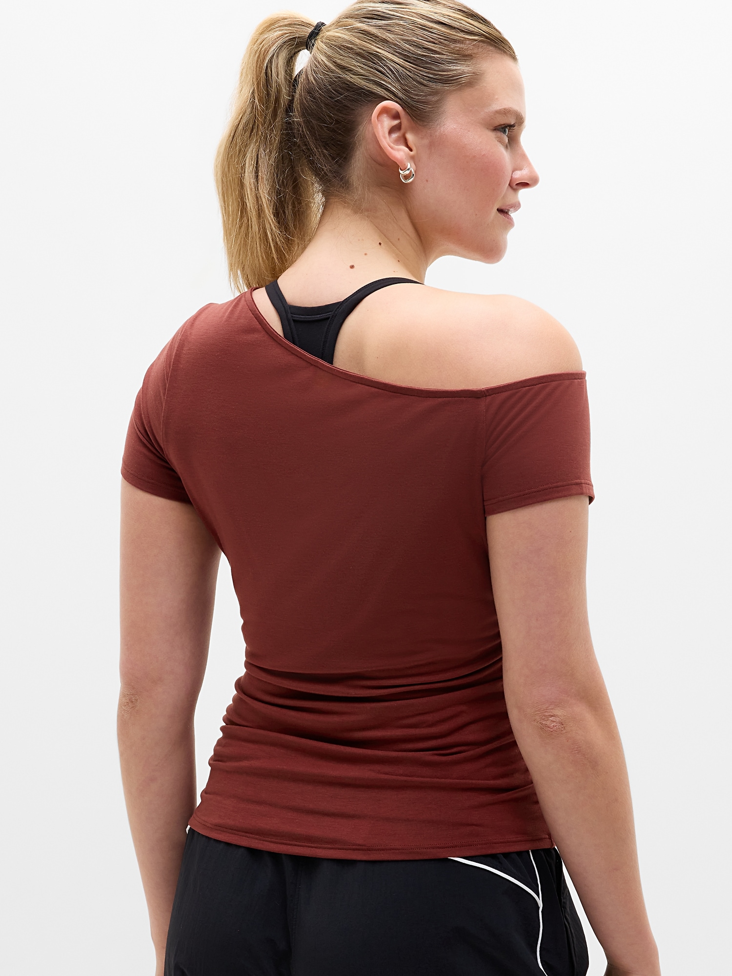 Move With Ease One Shoulder Tee