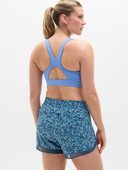 Image number 6 showing, Mesh Racer Run Mid Rise 4" Short