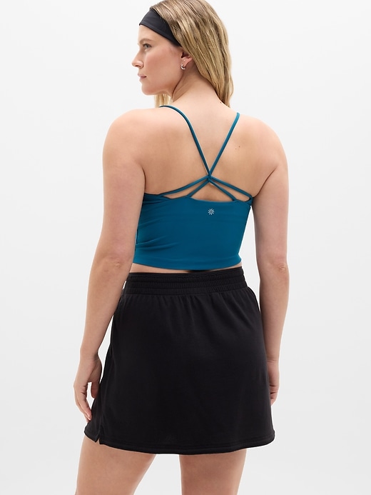 Image number 5 showing, Airy Cotton Terry Mid Rise Mini Skirt