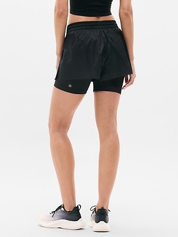 Fast Route Hybrid Run Short - Black - image 3