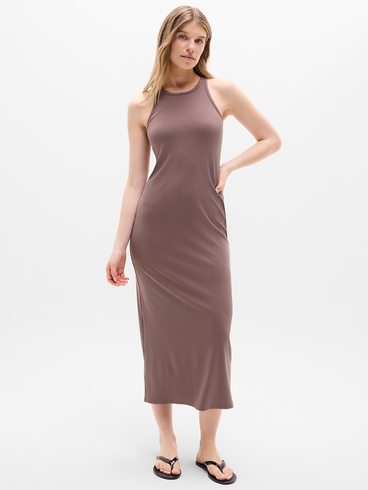 Image number 1 showing, Signature Rib Maxi Dress