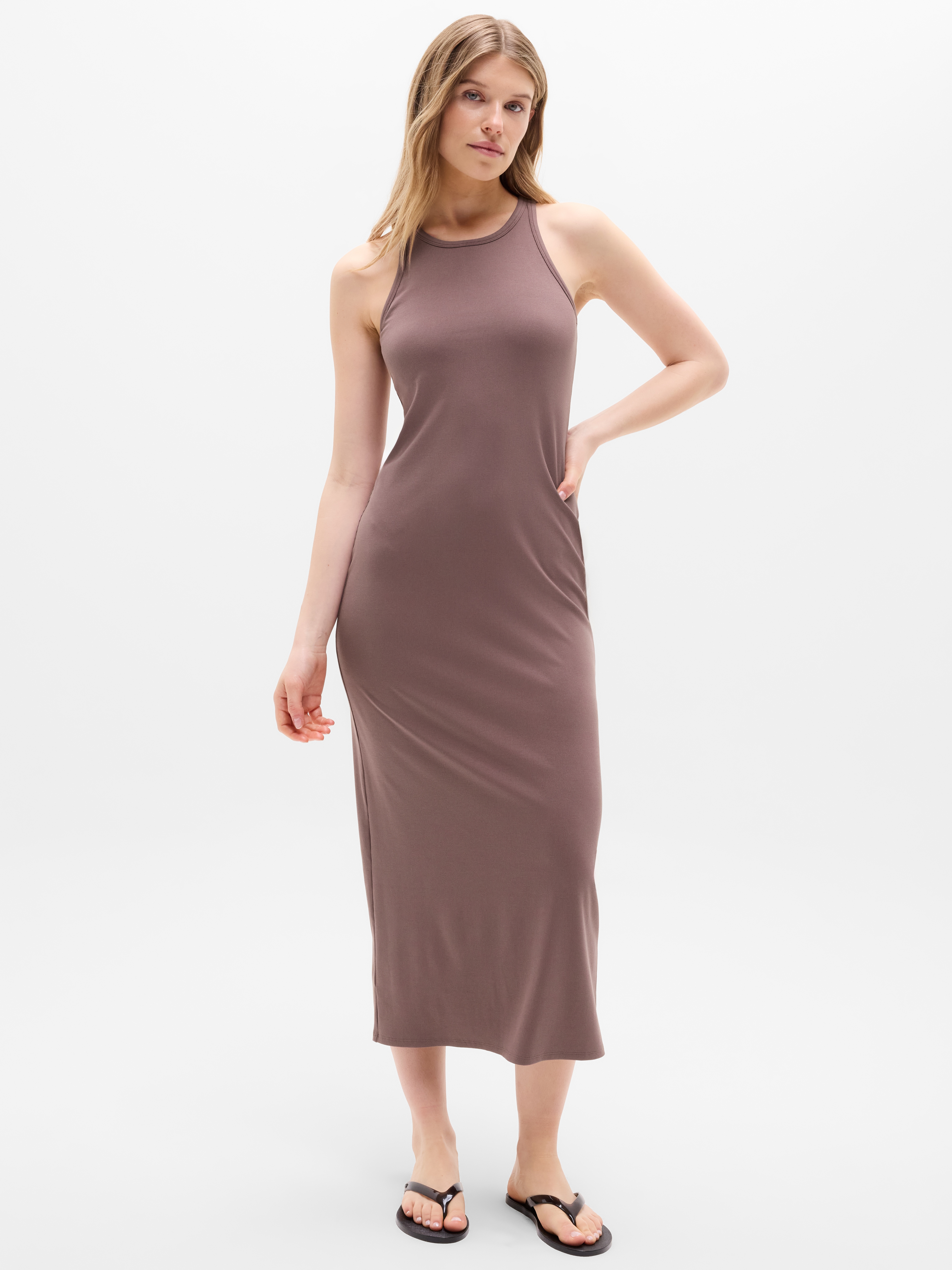 Signature Rib Maxi Dress