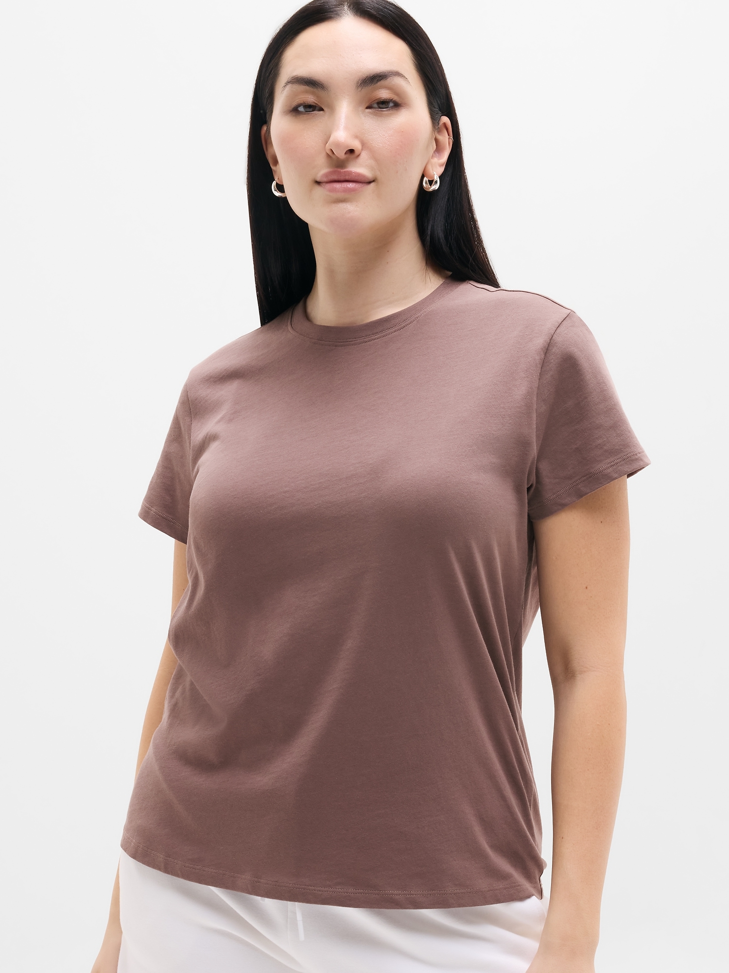 Favorite Cotton Classic Tee - Brown