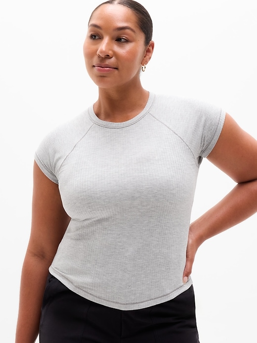 Image number 1 showing, Perfect Rib Tee