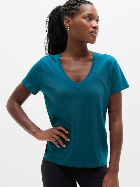 Favorite Cotton V-Neck Tee