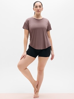 Move With Ease Tee - Brown - image 4