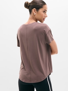 Move With Ease Tee - Brown - image 3