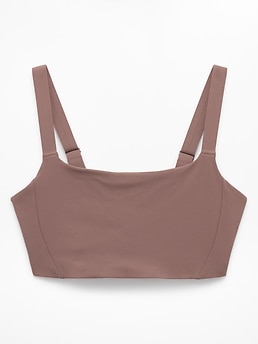 Athleta Reform Adjustable Sports Bra A-C - Brown (Driftwood) - 769500052
