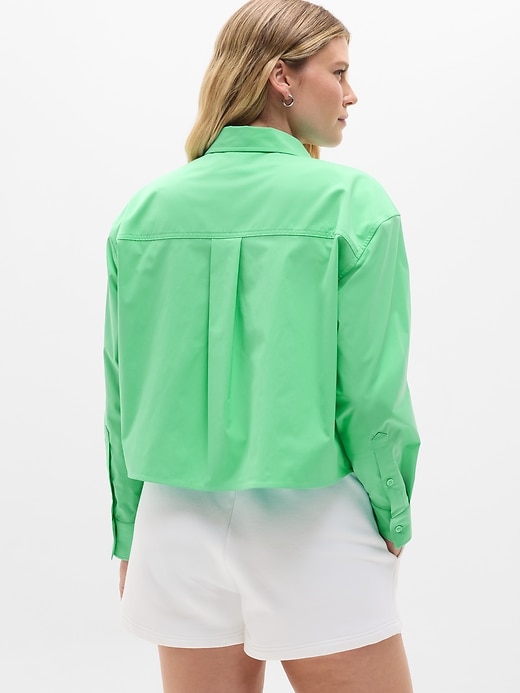 Image number 3 showing, Midday Cropped Poplin Shirt