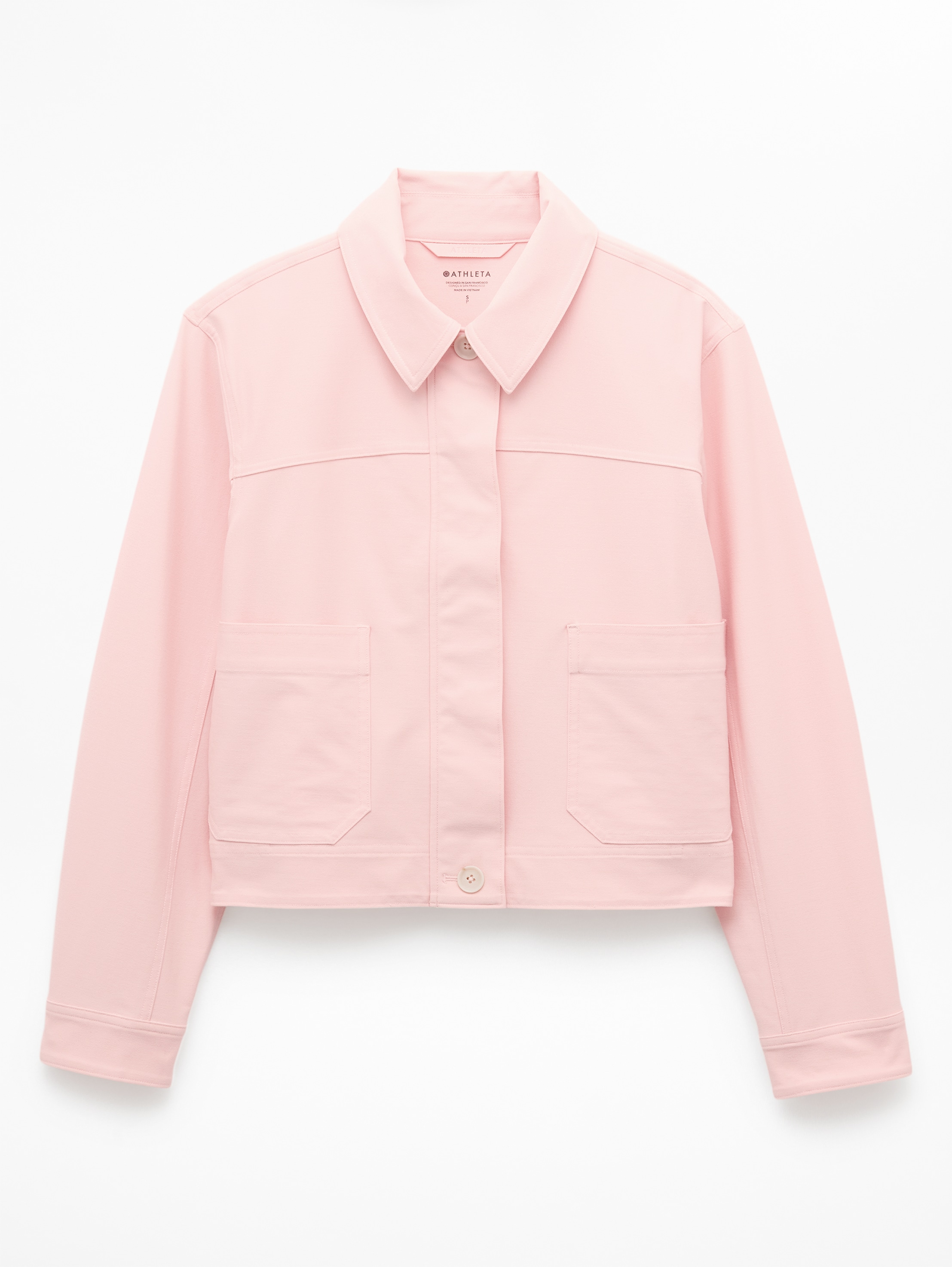 Athleta Skyline Chore Jacket - Pink (Pink Sand)