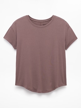 Athleta Move With Ease Tee - Brown (Driftwood)