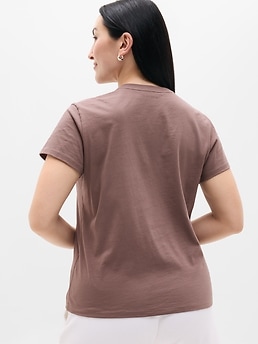 Favorite Cotton Classic Tee - Brown - image 3