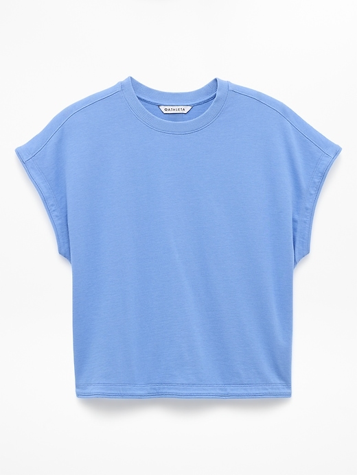 Image number 7 showing, Airy Cotton Terry Sweatshirt Tee