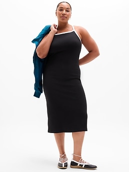 Signature Rib Apron Dress - Multi - image 3