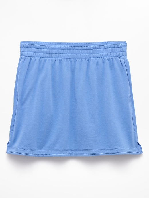 Image number 6 showing, Airy Cotton Terry Mid Rise Mini Skirt
