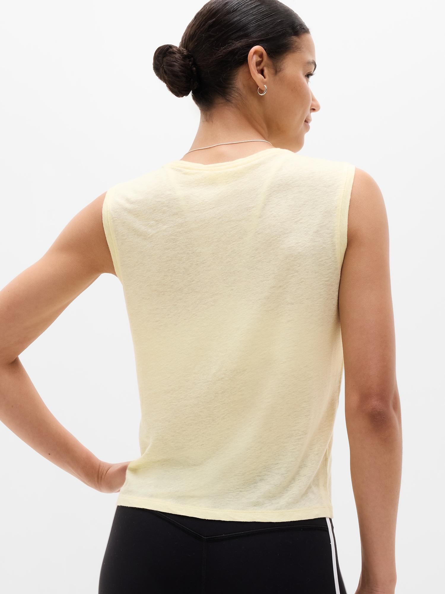 Getaway Linen Blend Muscle Tank