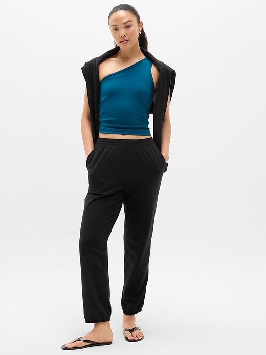 Image number 2 showing, Airy Cotton Terry Jogger