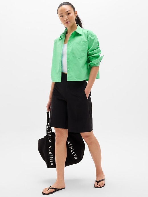 Image number 4 showing, Midday Cropped Poplin Shirt