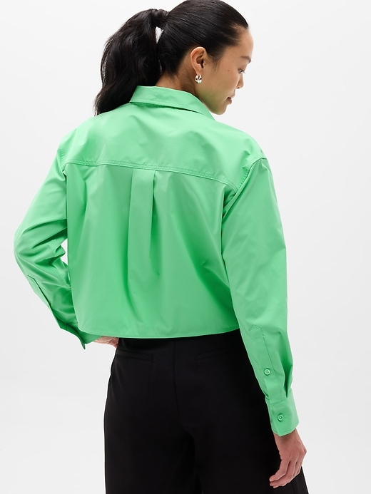 Image number 5 showing, Midday Cropped Poplin Shirt