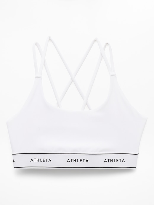 Image number 4 showing, Athleta Girl High Speed Logo Bra