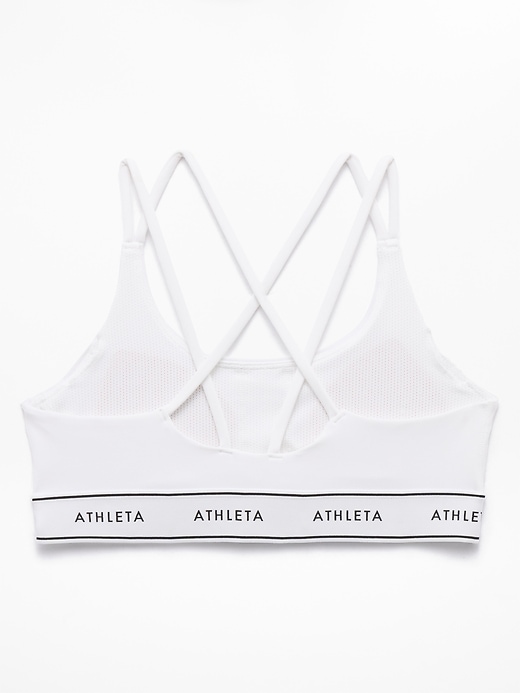 Image number 3 showing, Athleta Girl High Speed Logo Bra