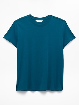 Athleta Favorite Cotton Classic Tee - Green (Coastal Teal)