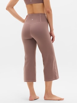 Elation High Rise Crop Flare - Brown - image 3