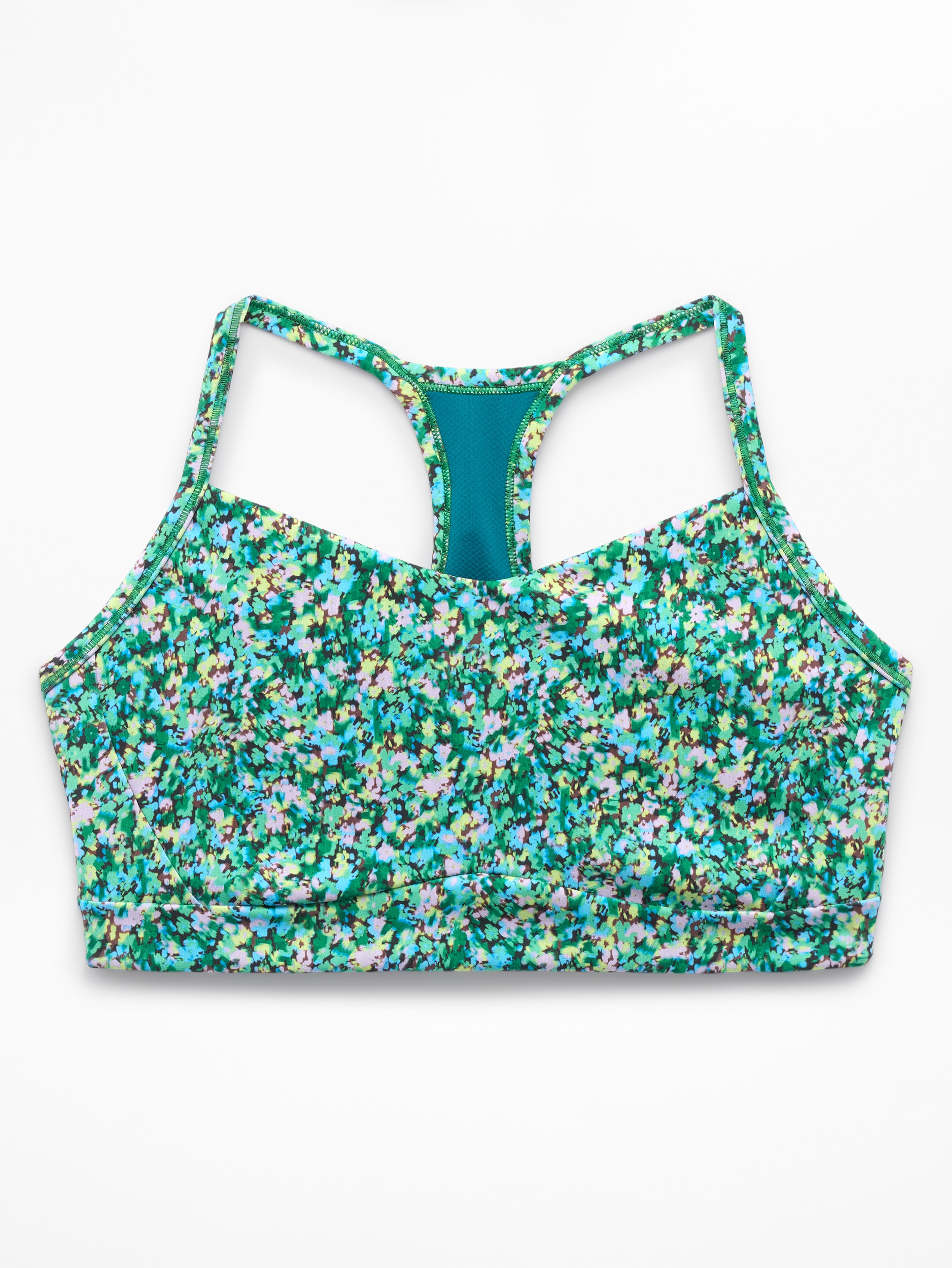 Athleta Vital Sports Bra A-C - Green (Superbloom) - 862213022