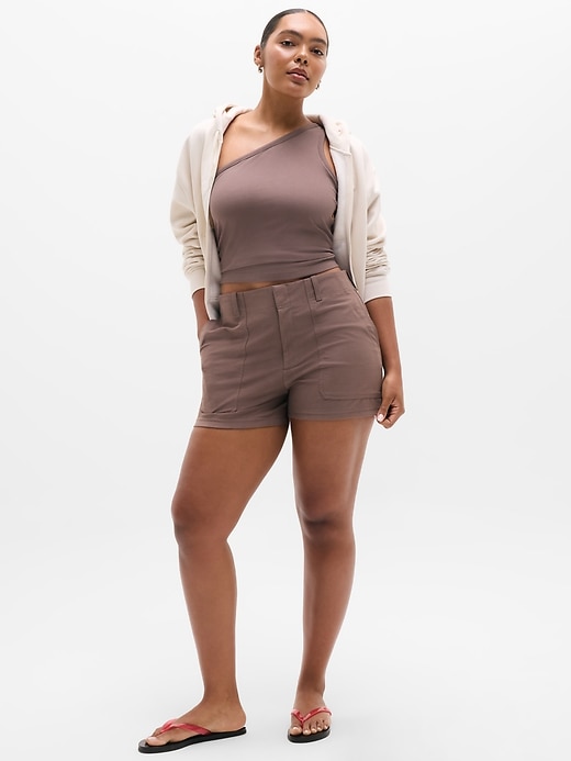 Image number 1 showing, Skyline High Rise Tailored 4" Short