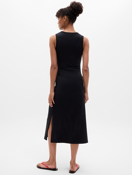 Image number 3 showing, Essential V-Neck Midi Dress