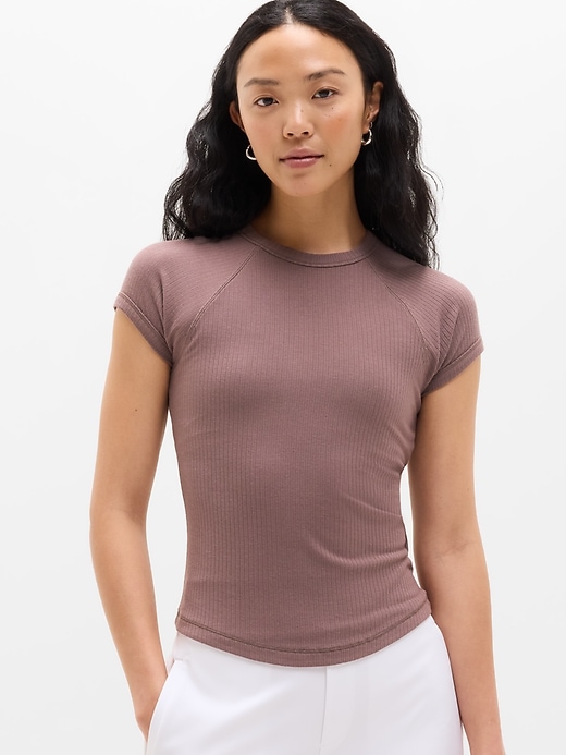 Image number 1 showing, Perfect Rib Tee
