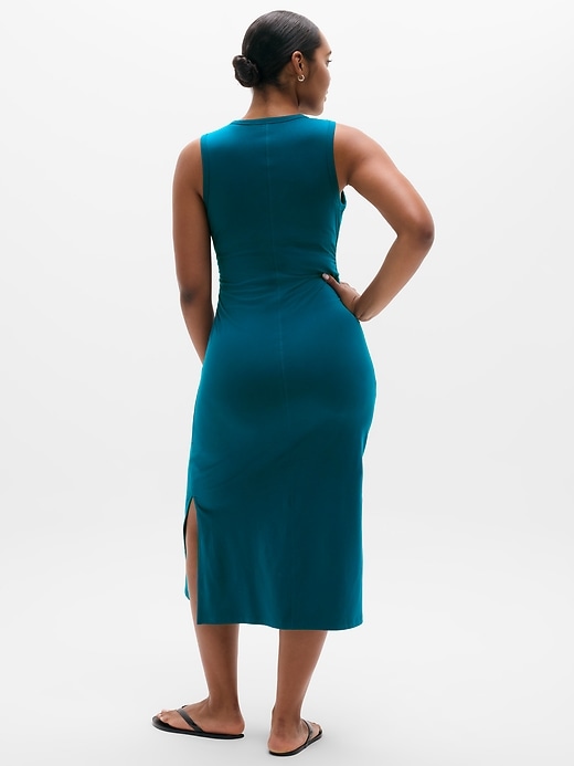Image number 3 showing, Essential V-Neck Midi Dress