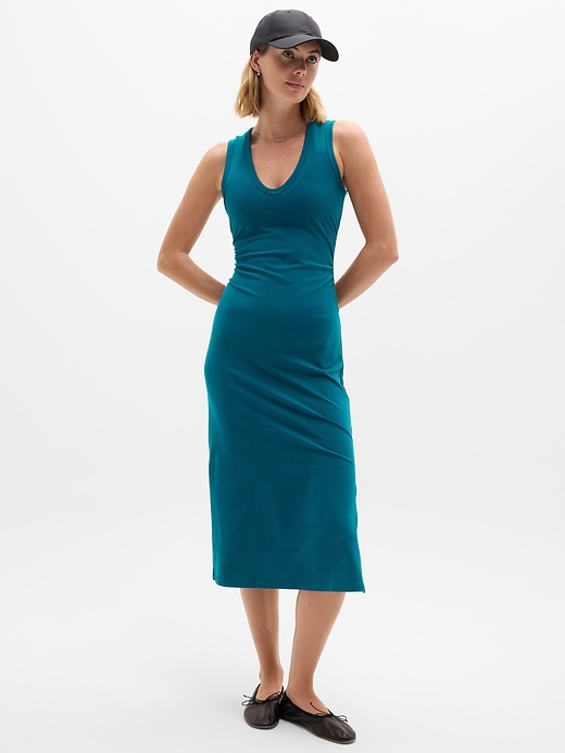 Image number 5 showing, Essential V-Neck Midi Dress