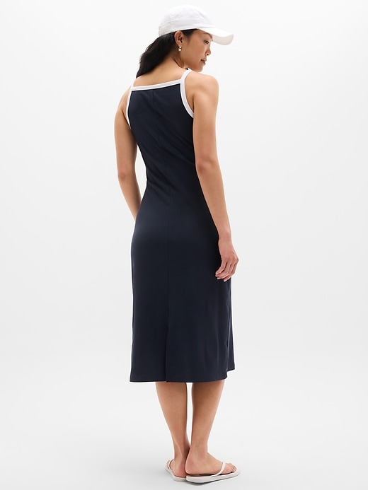 Image number 4 showing, Signature Rib Apron Dress