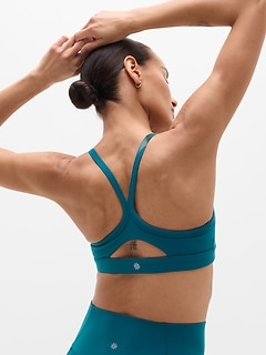 Athleta Vital Sports Bra A-C - Green (Coastal Teal) - 819515932