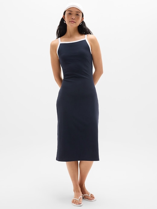 Image number 3 showing, Signature Rib Apron Dress