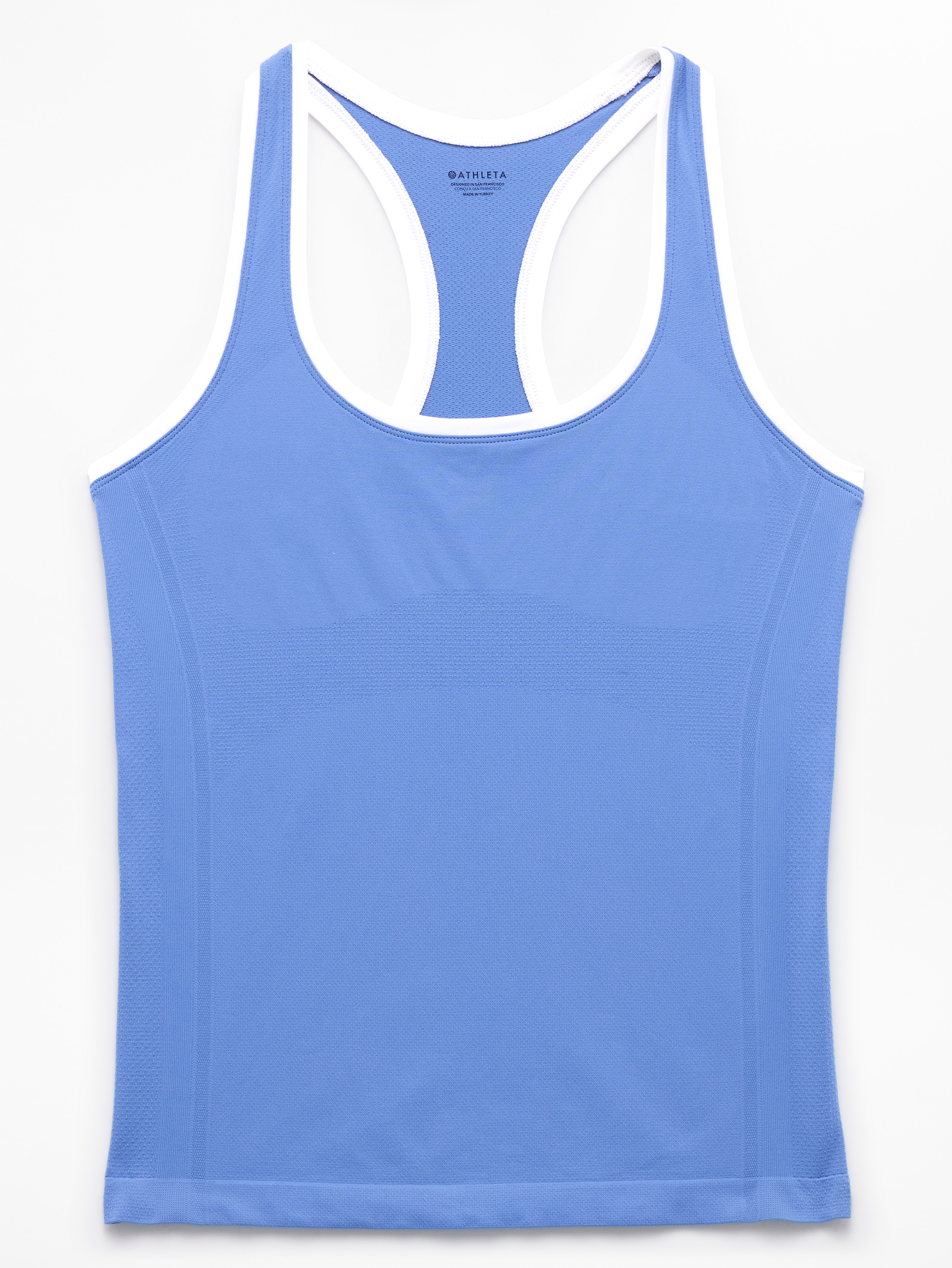 Athleta Momentum Flex Tank - Blue (Waterfall/White)