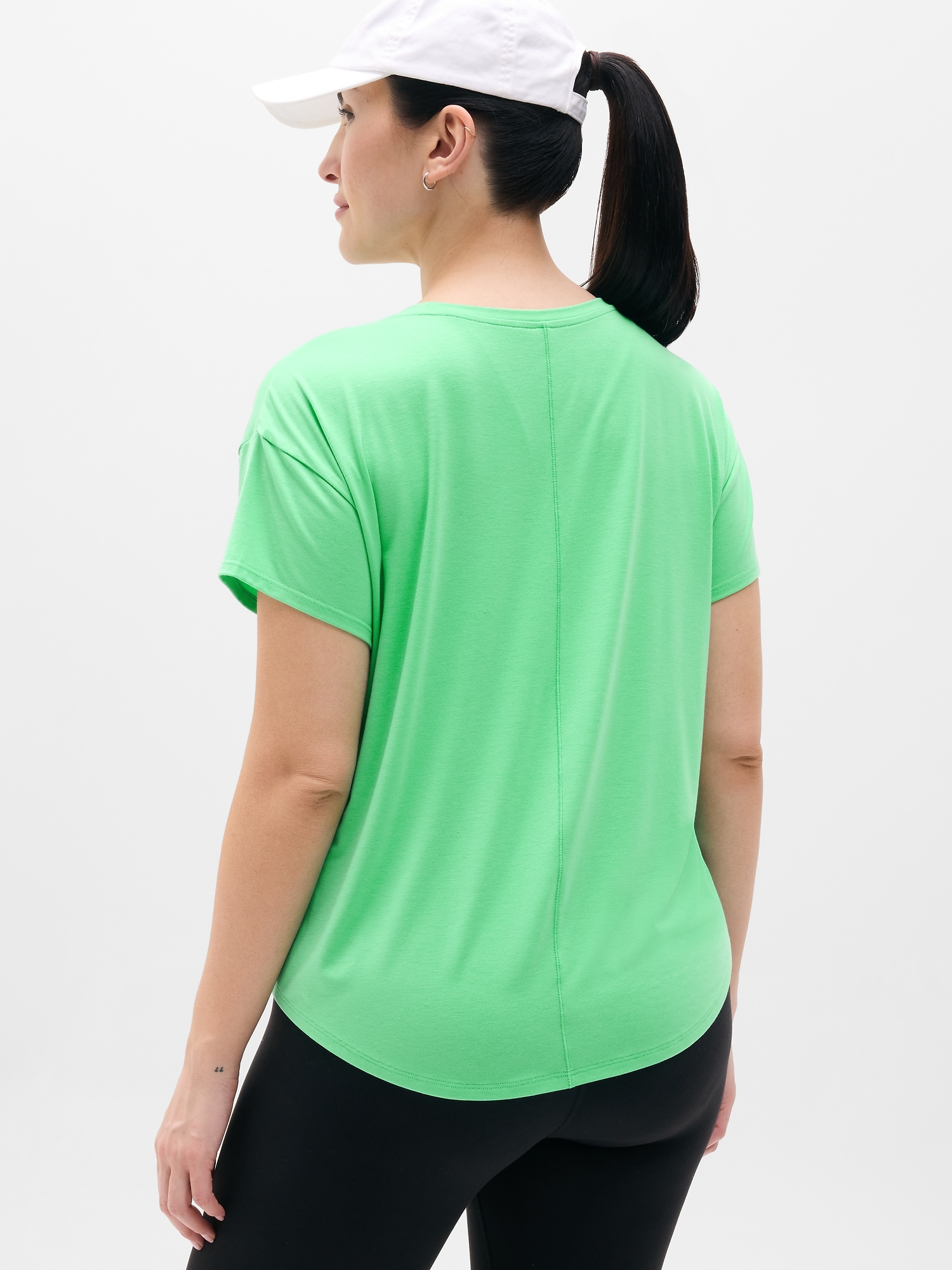 Athleta Move With Ease Tee - Green (Palmetto)