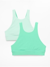 Image number 2 showing, Athleta Girl High Neck Reversible Bikini Top