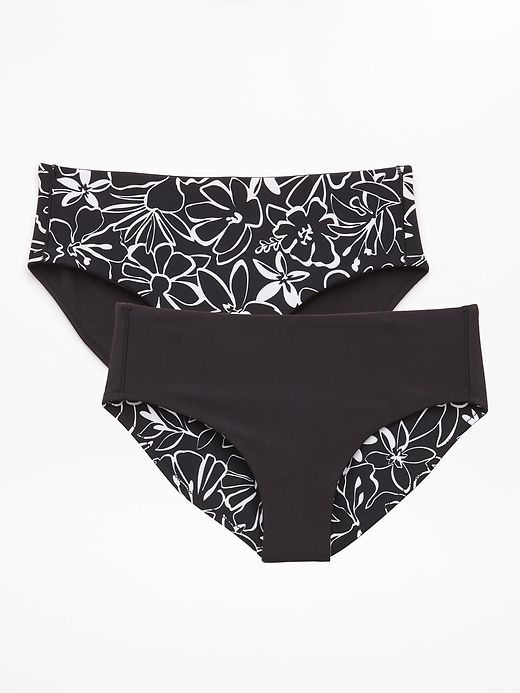 Image number 3 showing, Athleta Girl Reversible Mid Rise Swim Bottom