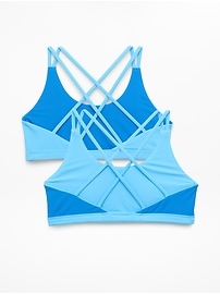 Image number 3 showing, Athleta Girl Reversible Strappy Bikini Top