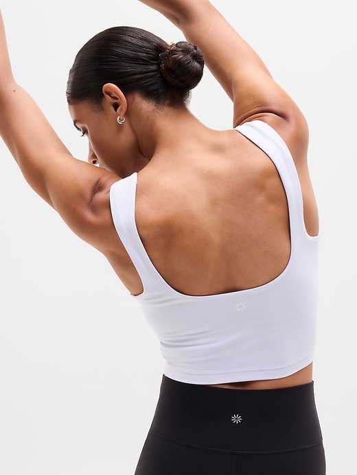 Image number 3 showing, Transcend Square Neck Crop Sports Bra A-C