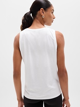 Favorite Cotton Tank - White - image 3